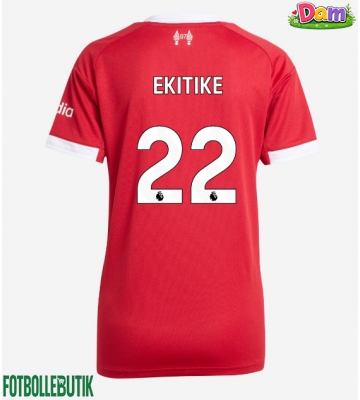 Liverpool Hugo Ekitike #22 Hemmatröja Kvinnor 2025-26 Kortärmad